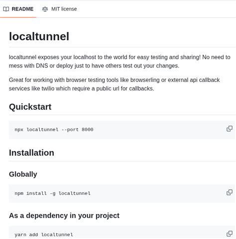 Localtunnel github.  Great for working with browser testing tools like localtunnel exposes y...