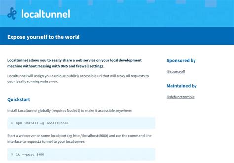 Localtunnel windows.  From basic setup to advanced configurations.  Handle...