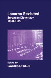 Locarno Revisited: European Diplomacy 1920-1929 - Google Books