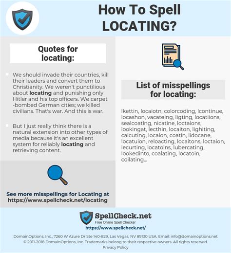 Locating - definition of locating by The Free Dictionary