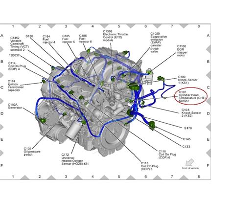 Location Coolant Temperature Sensor Diagram