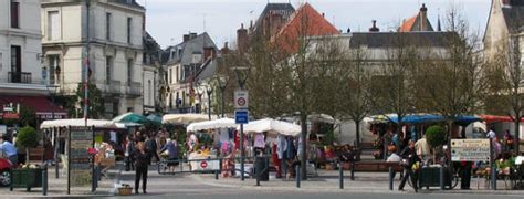 Loches market Loire Valley France