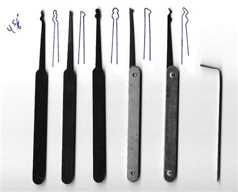 Lock Picking Set Template Instructables