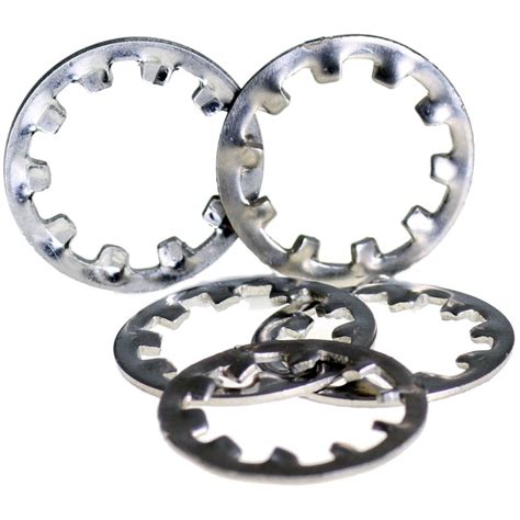 Lock washers. Locking washers are retaining elements shaped like a cup spring and are ribbed on both sides. The counter-toothing bites into the mating face, creating a reliable form fit. Depending on application, in addition to maintaining pre-tensioning force, it is also necessary to consider securing the connection against unscrewing. 
