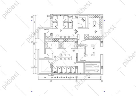 Locker Room Floor Plan Cad Drawing Decors & 3D Models DWG