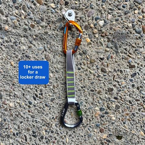 Locker draw climbing.  Word on the street is that a quicklink is a cheap ...
