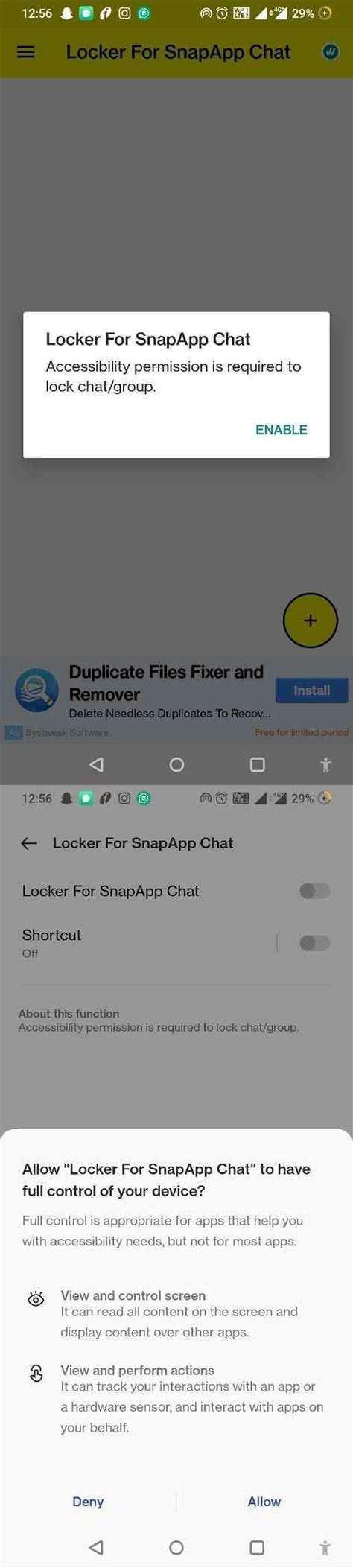 Locker for snapapp chat. 1.  Using Locker For To protect your Snapchat messages fro...