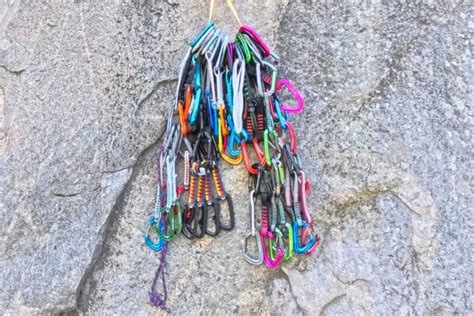 Locking quickdraws.  We tested a selection of climbing quickdraws from ...