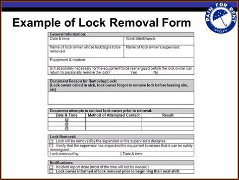 Lockout Tagout Form Template Excel Form Resume Examples a15qYGR5eQ