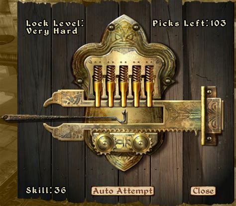 Lockpick oblivion id - How to Enter Elder Scrolls IV: Oblivion Cheats. Press the tilde ( ~) key to open the cheat console, then enter the command Player.AddItem followed by the weapon code and the quantity of the item you want. For example, to load two Blades of Woe, enter Player.AddItem 00091905 2.