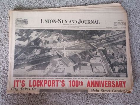 The Lockport Union-Sun & Journal is a trusted and long-standing multimedia company situated in the heart of Lockport, NY. With a rich history dating back several decades, we have been a vital part ....