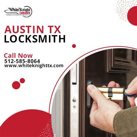Locksmith austin tx. White Knight Locksmith is a trusted and reliable locksmith service in Austin, Texas. Read 91 reviews and see 11 photos of their work on Yelp. 