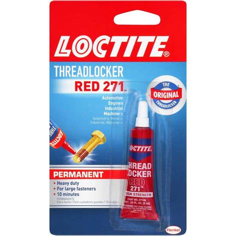  LOCTITE 242 Threadlocker for Automotive: High-Temp,  Medium-Strength, Anaerobic, All Purpose TYPICAL APPLICATIONS, Works on all  Metals