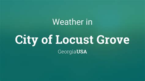 Locust grove weather. Find the most current and reliable 7 day weather forecasts, storm alerts, reports and information for [city] with The Weather Network. 