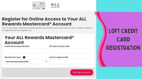 Loft all rewards mastercard login. In case your Ann Taylor All Rewards credit card got lost, stolen or you suspect someone might have learnt your online account login credentials, you must immediately contact customer service at 1-866-730-7902. Ann Taylor Credit Card Payment Address. Comenity Bank. PO Box 182273, Columbus, OH 43218-2273. 