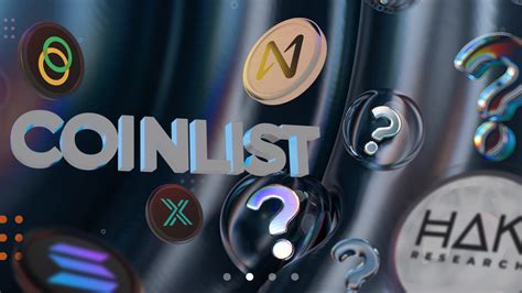 Log in to CoinList CoinList. 