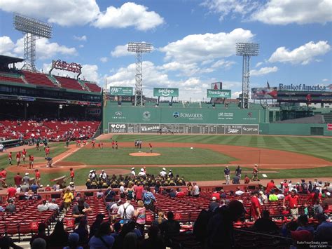 Seating view photo of Fenway Park, section Loge Box 120, row BB, sea