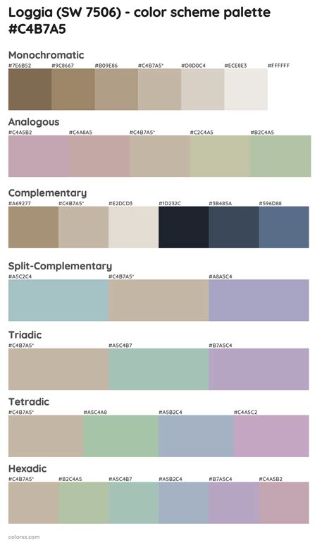 Loggia sw. Loggia (SW 7506) vs Coastal Fog (AC-1) This color comparison involves two colors that comes from different color collections. The first one is named Loggia and also has a refference code SW 7506 assigned to it. The color chart is named Sherwin-Williams paint colors and it is quite popular among paint manufacturers and color designers. The swatch sample for Loggia (SW 7506) color is depicted on ... 