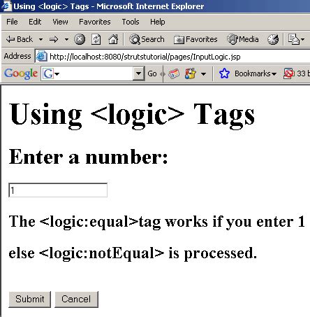 Logic Equal Tag ( ... ) - Roseindia