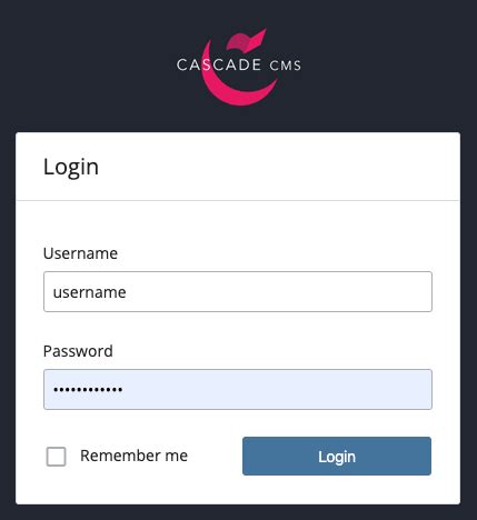 Login - Cascades PRO