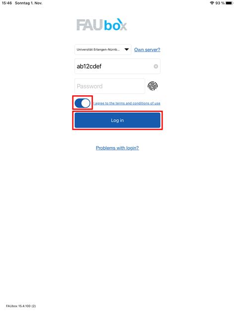 Login - FAUbox