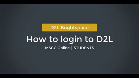 Login - SIIT - D2L