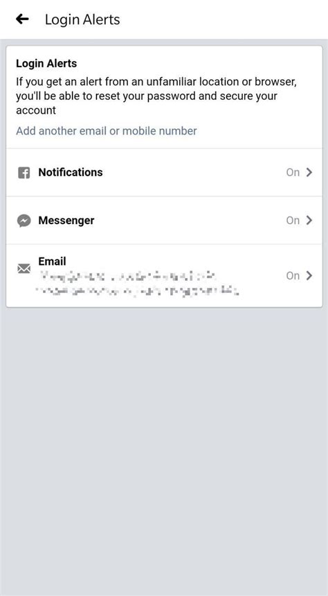 Login Alerts and Two-Factor Authentication Facebook.