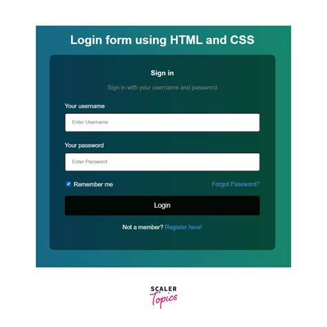 Login Form - Therapak