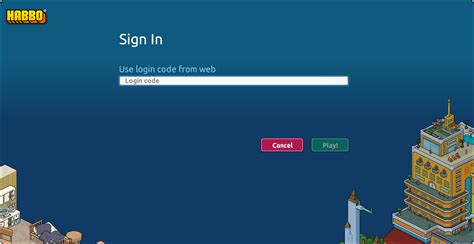 Login Habbo.