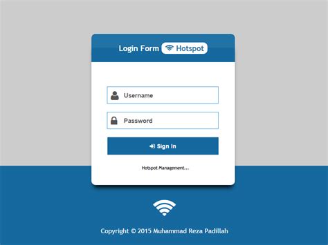 Login Hotspot