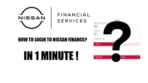 Login NissanFinance