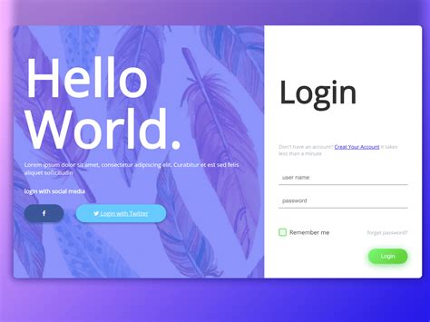 Login Page Design In Html And Css With Source Code Free Download