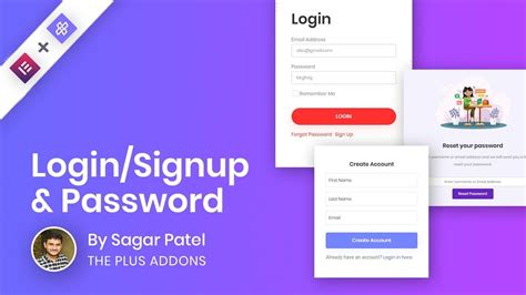 Login and Registration Form Creation for Elementor