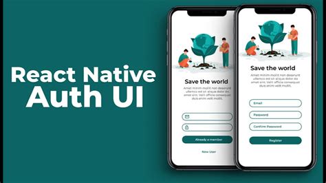 Login and Registration form using React Native (2020)