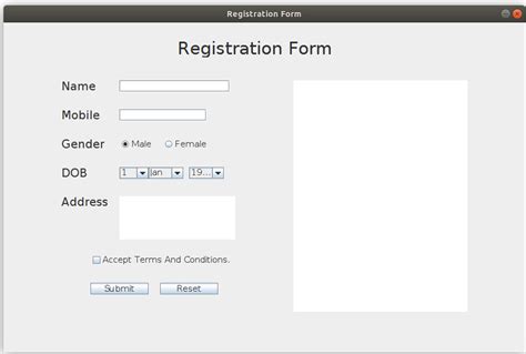 Login and registration form in java. txt Java swing components are lightweight, pl...