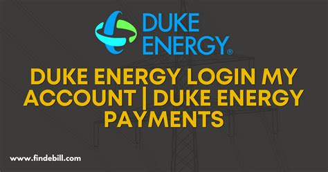 Manage your agency's energy accounts with Duke Energy's online dashboard. View usage, billing, rate options and more with a single sign-in.. 