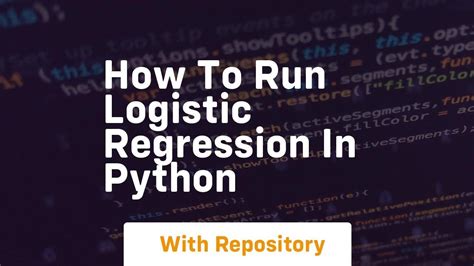 Logistic regression python.  cw2_logistic_regression/ run.  The algorith...