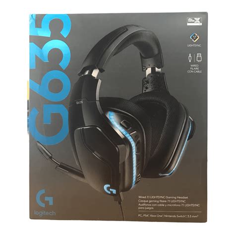 Logitech G635 DTS:X 7.1 Surround Sound LIGHTSYNC RGB PC. 