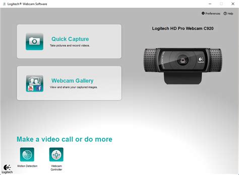 Logitech camera software