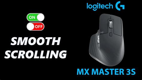 Logitech disable smooth scrolling. All you need to do is click the small b...