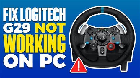 Logitech g29 centering spring not working.  But we are human after all! We will make...