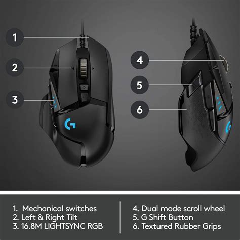 Logitech g502 macros.  The G502 Hero high Performance So, recently I brought ...
