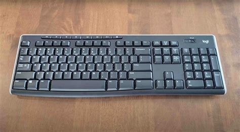 Logitech keyboard.  Not only do wireless keyboards reduce clutter in your , but they also of...