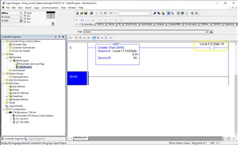 Logix Designer Viewing Input Output Operands YouTube