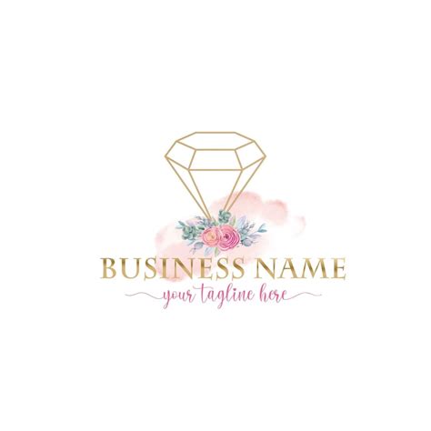 Logo Design With Diamonds - Etsy