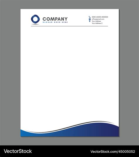 Logo Letterhead Template