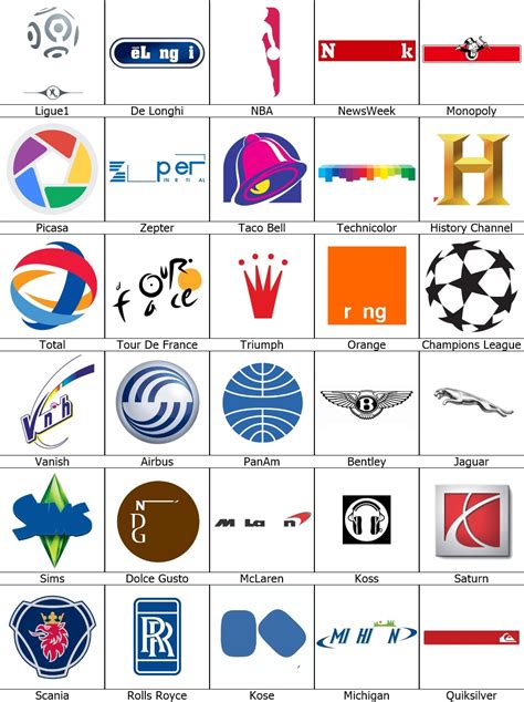 Twenty logos picture questions in PDF format which will print onto an A4 sheet. Download our logo quiz: LOGO QUIZ. And the answers: Logo Quiz Answers. This quiz is a free quiz. If there are any copyright infringments please let us know and we will remove the image and question. Above questions on one A4 page, with answers on a separate sheet.