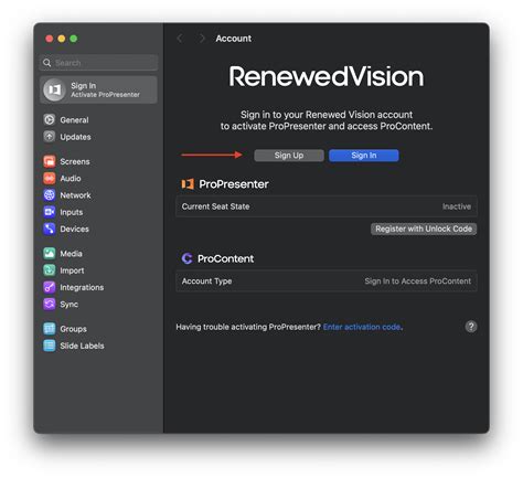 Logout and Disconnect ProRemote from ProPresenter Renewed Vision