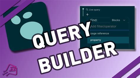 Logseq Query Builder Quick Look YouTube