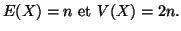 Loi du Chi-2 - BibMath